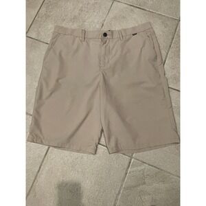 Hurley Designed For Buckle Nike Dri-Fit Shorts‎ Beige Mens Size 37